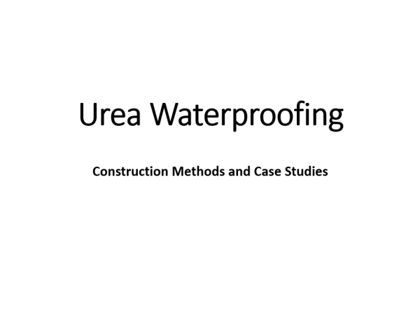 Urea Waterproofing (Daelim Headquarters Rooftop Construction)